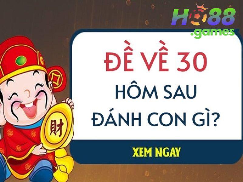 Dựa vào đề về 30 ngày hôm nay dự đoán con số cho ngày hôm sau
